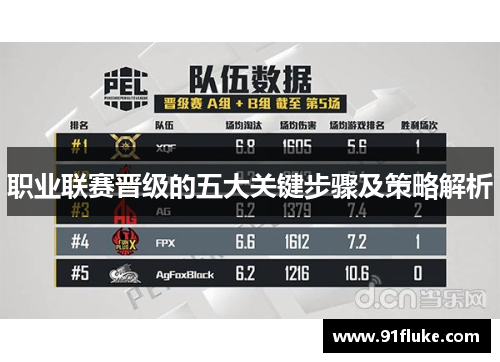 职业联赛晋级的五大关键步骤及策略解析 职业联赛晋级的五大关键步骤及策略解析